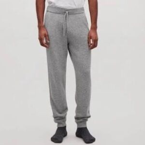 COS Grey Knit Jogger Trousers